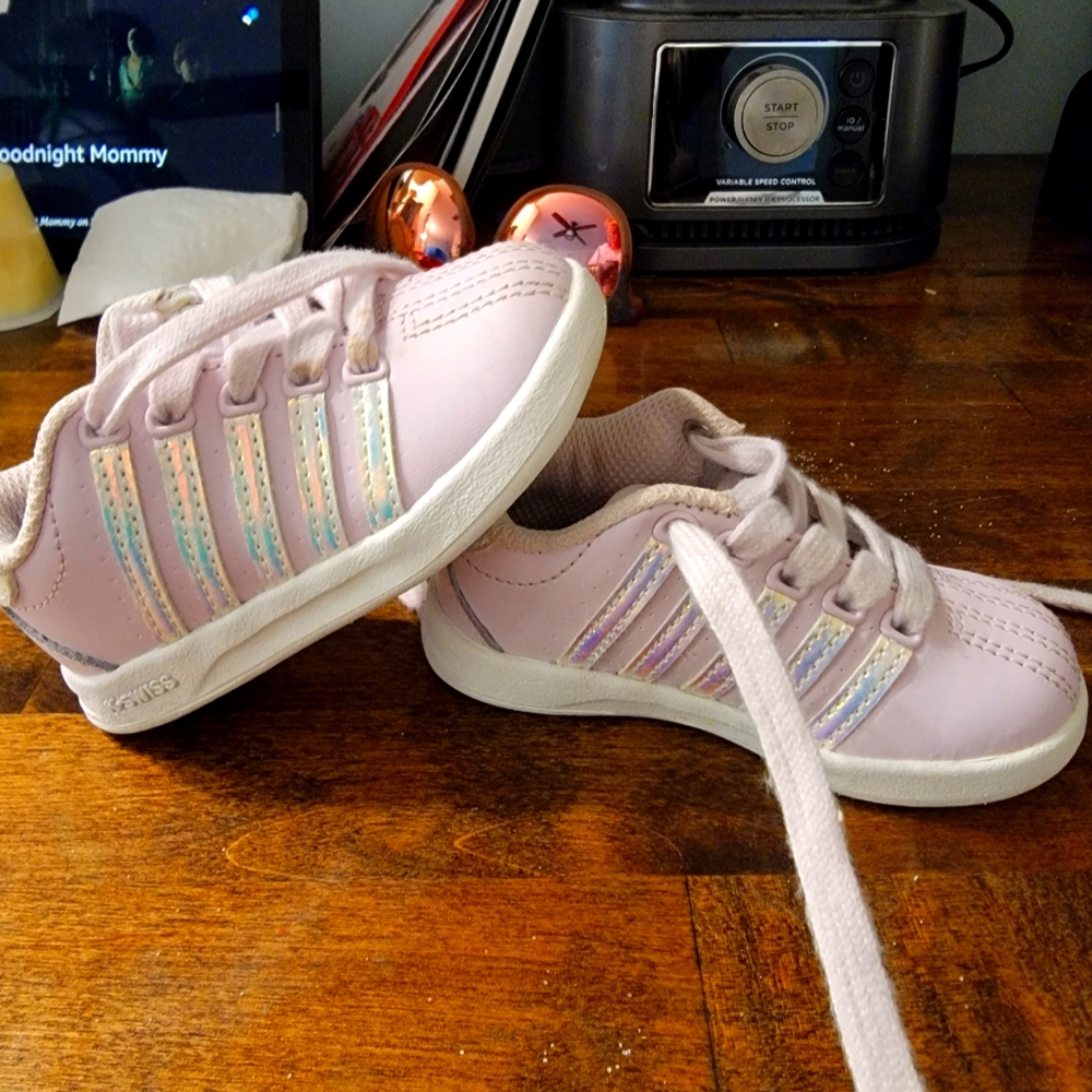 Infant Girls Pink K-Swiss Gym Shoes